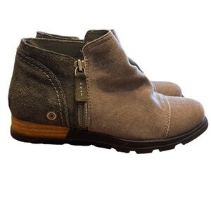 Sorel Major Low Canvas/suede Chukka Ankle Booties